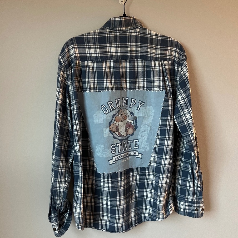 Repurposed Disney Flannel - Grumpy